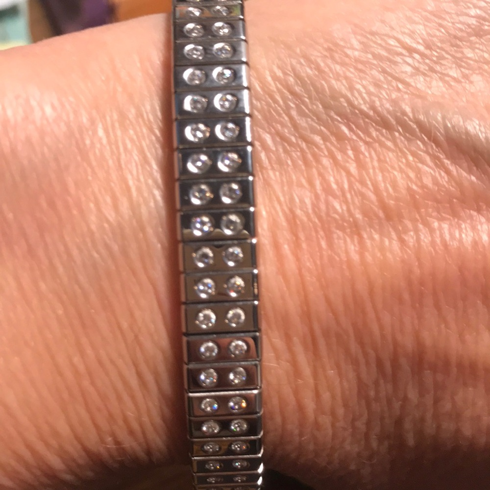 Speidel Steel by Design CZ bracelet